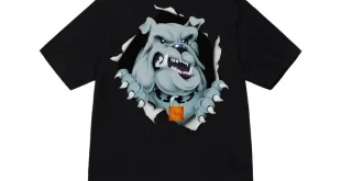 Stussy BULLDOG RIPPER TEE BLACK