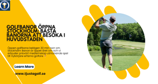 Golfbanor Öppna Stockholm: Bästa Banorna Att Besöka i Huvudstaden