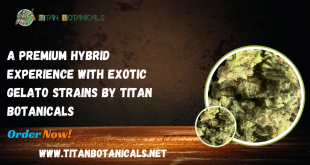 A Premium Hybrid Experience with Exotic Gelato Strains by Titan Botanicals