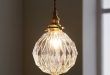 single glass pendant light