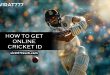 online cricket id