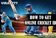 online cricket id