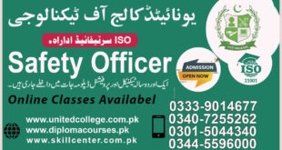 Safety Officer Course in Rawalpindi