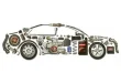 Electric car parts and components for maintenance and repair in Sydney.